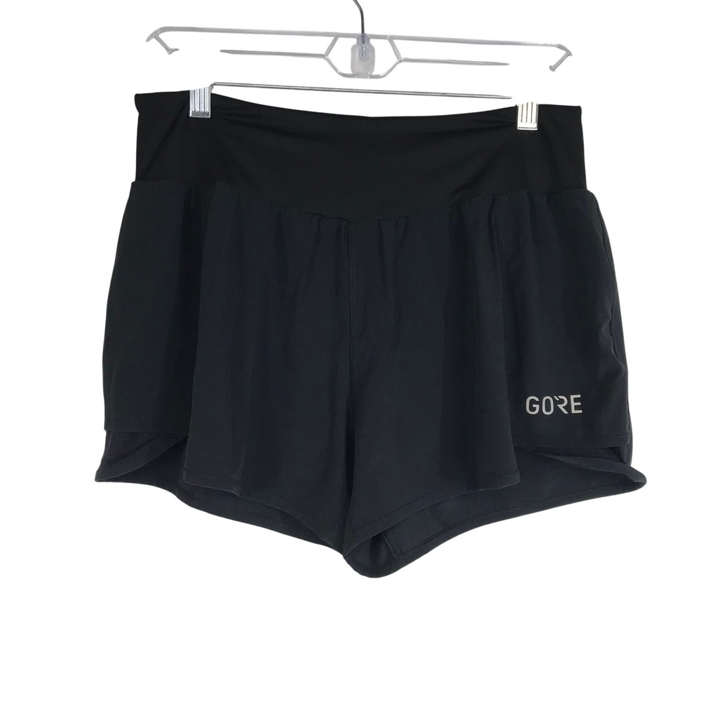 GORE Wear Women's Black Running Shorts with Built-in Liner Size M